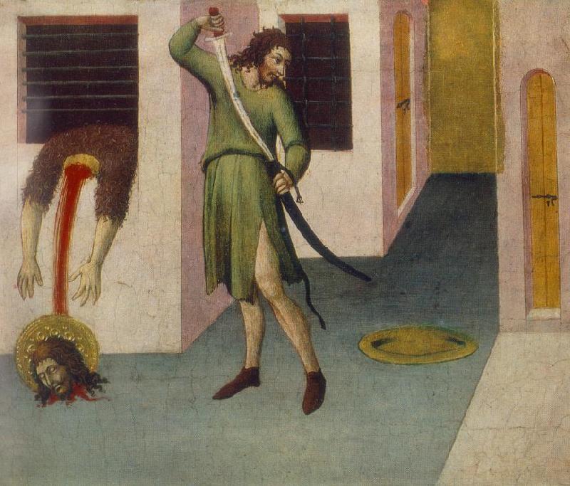 SANO di Pietro Beheading of St John the Baptist agf oil painting image